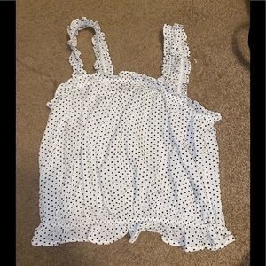 Polka dot top